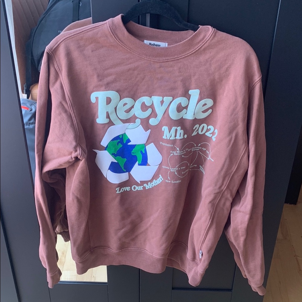 Recycle Graphic Sweatshirt- Madhappy